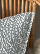 Load image into Gallery viewer, Grey Spotty Flange Cushion
