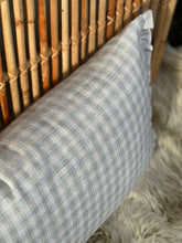 Load image into Gallery viewer, Salford Sky Gingham Ruffle Bolster
