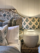 Load image into Gallery viewer, GP &amp; J Baker Poppy Paisley Indigo Lamp Shade
