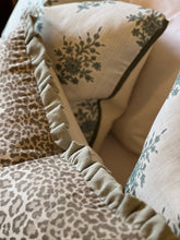 Load image into Gallery viewer, Colefax &amp; Fowler Panthera Ruffle Bolster Cushion
