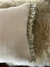 Load image into Gallery viewer, Stokelane Flower Ground Ruffle Cushion
