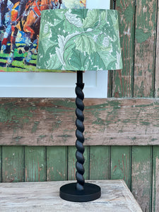 Twist Black Lamp Base