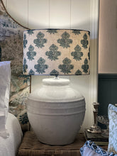 Load image into Gallery viewer, GP &amp; J Baker Poppy Paisley Indigo Lamp Shade
