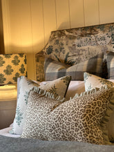 Load image into Gallery viewer, Colefax &amp; Fowler Panthera Ruffle Bolster Cushion
