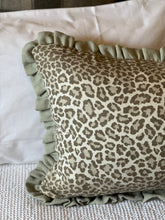 Load image into Gallery viewer, Colefax &amp; Fowler Panthera Ruffle Bolster Cushion

