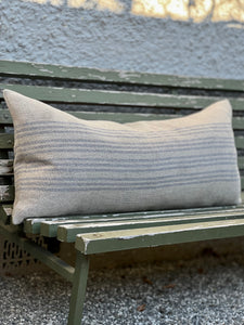 Andrew Martin Linen Stripe Bolster Cushion