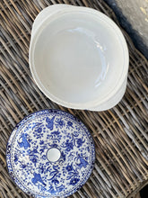 Load image into Gallery viewer, Burleigh Blue Regal Peacock Vegetable Dish
