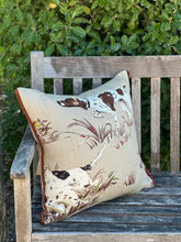 Load image into Gallery viewer, Schumacher Pointer Hounds Tan Cushion
