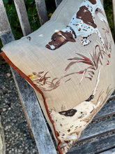 Load image into Gallery viewer, Schumacher Pointer Hounds Tan Cushion
