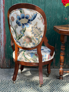 Vintage Nina Campbell Braulin Occasional Chair