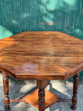Load image into Gallery viewer, Vintage Edwardian Octagonal Table
