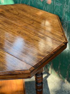 Vintage Edwardian Octagonal Table