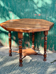 Vintage Edwardian Octagonal Table