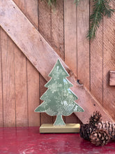 Load image into Gallery viewer, Holly Enamel Standing Tree (Small)
