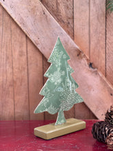 Load image into Gallery viewer, Holly Enamel Standing Tree (Small)
