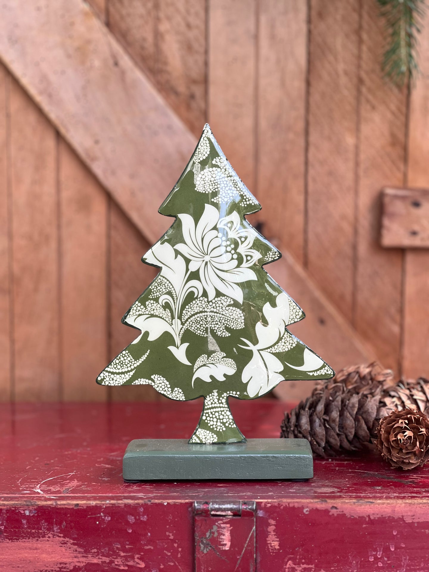 Carol Enamel Standing Tree (Small)