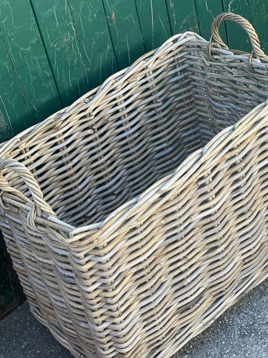 Rectangular Unlined Medium Rectangle Unlined Basket on Wheels – Mrs Robinson