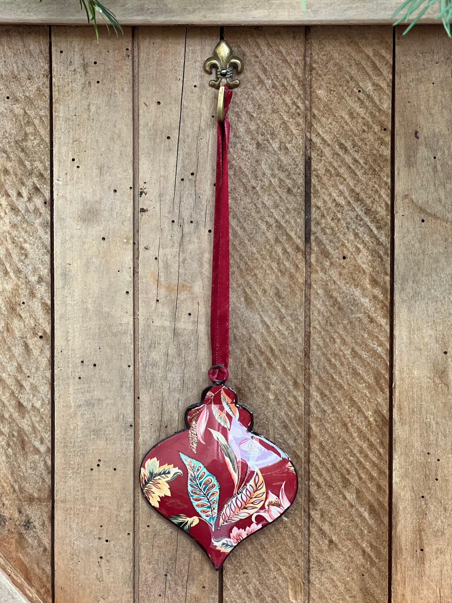 Joy Enamel Bauble Ornament