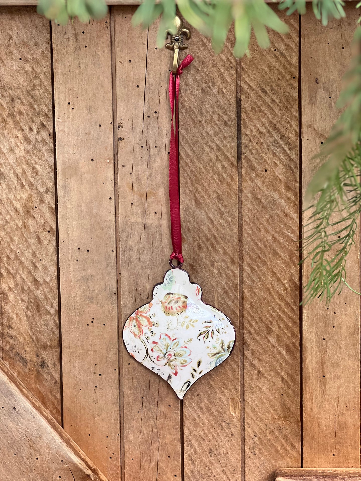Mary Enamel Bauble Ornament