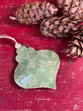 Load image into Gallery viewer, Holly Enamel Bauble Ornament
