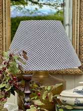 Load image into Gallery viewer, Ebony Gingham Lamp Shade
