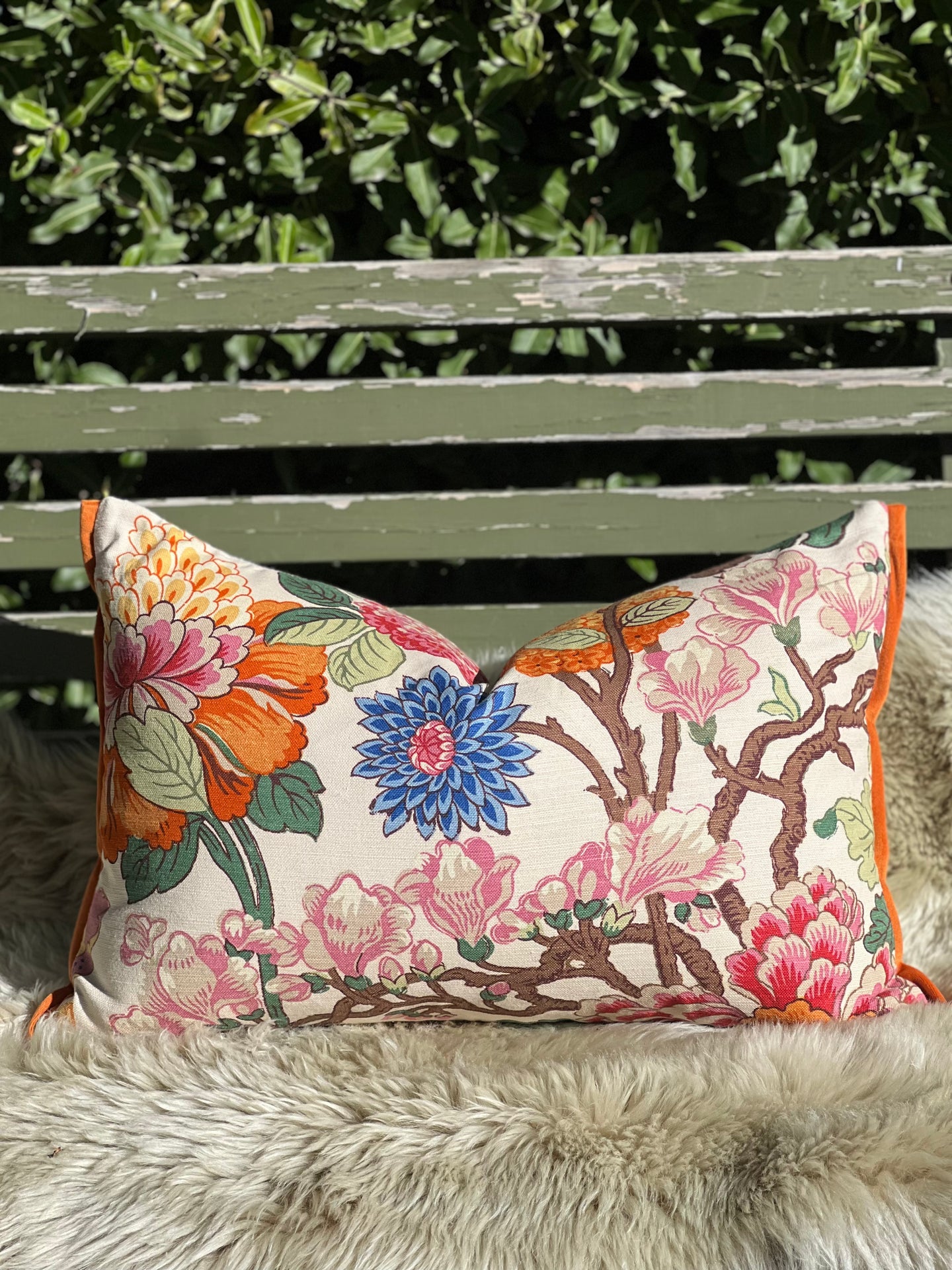GP & J Baker Magnolia Cushion