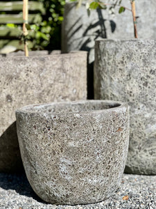 Small Wide Mouth Glazed Pot