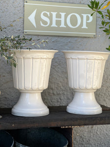 Vintage Fluted Pedastal Urn