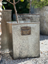 Load image into Gallery viewer, Small Tall Square Iron Planter
