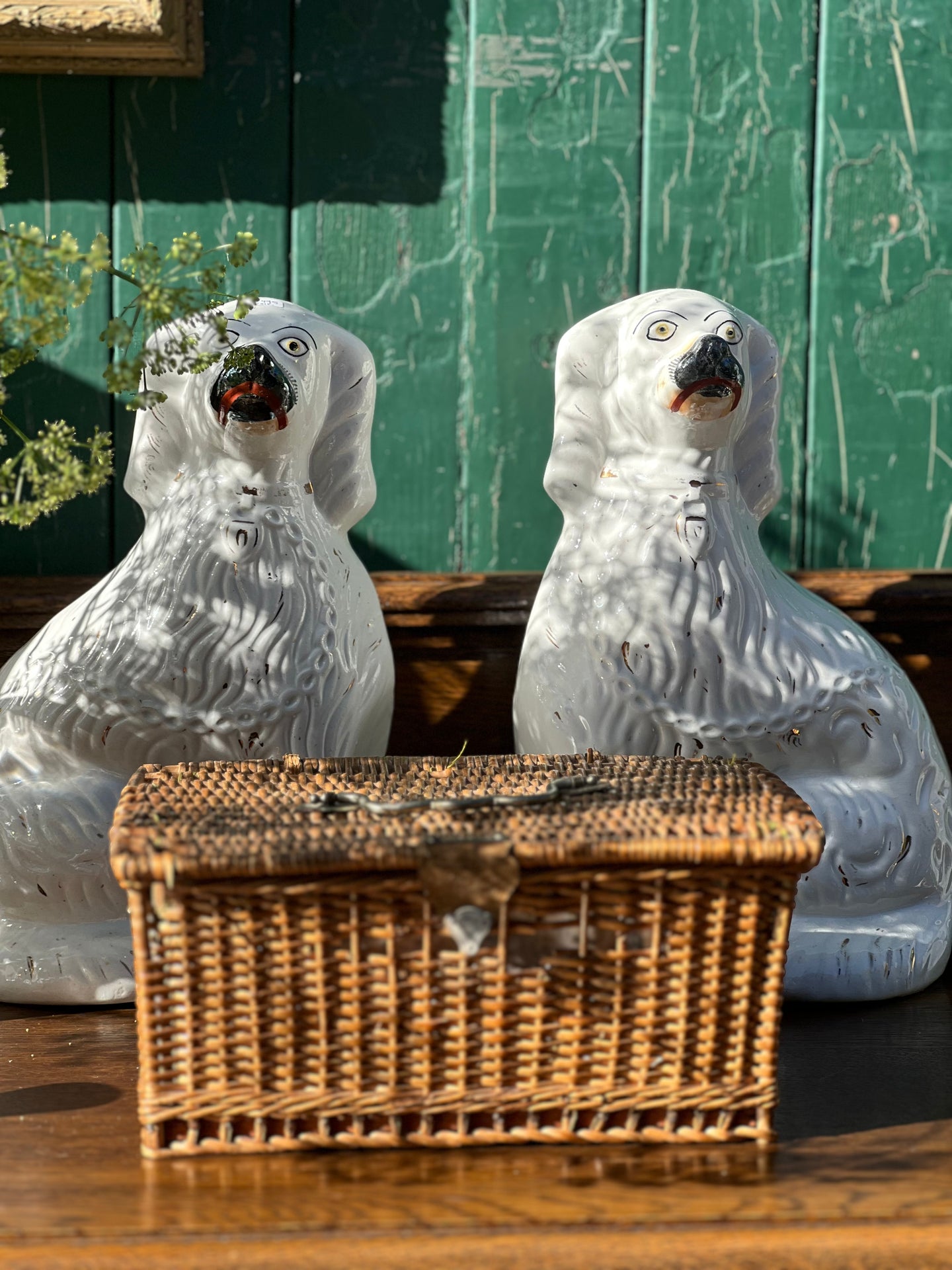 Pair of Antique Staffordshire Dogs
