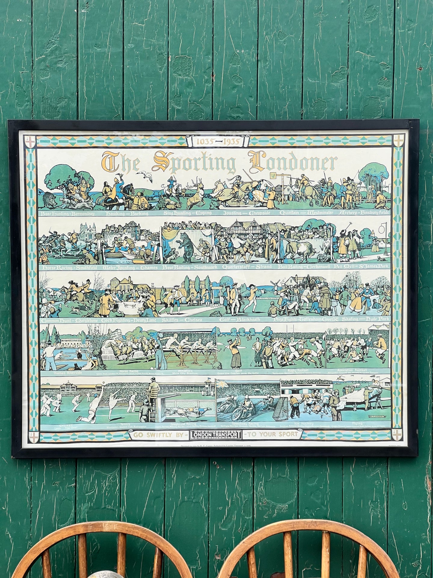 'The Sporting Londoner' Vintage Framed Print