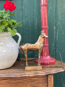 Bronzed Standing Horse