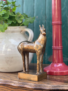 Bronzed Standing Horse