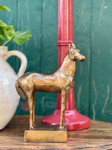 Bronzed Standing Horse
