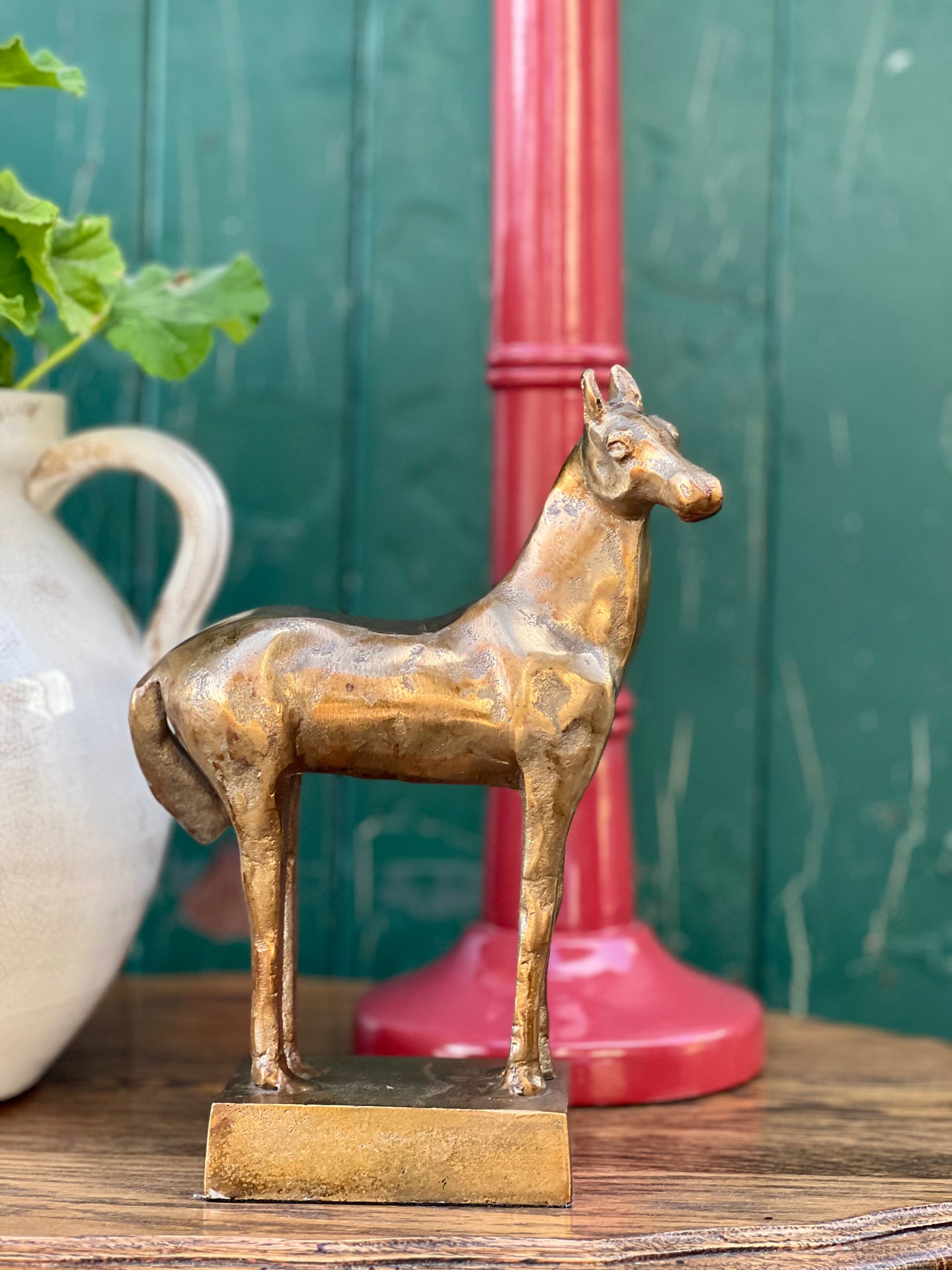 Bronzed Standing Horse