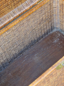Wicker Blanket Box