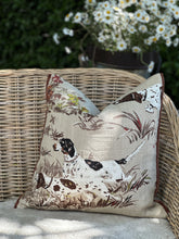 Load image into Gallery viewer, Schumacher Pointer Hounds Tan Cushion
