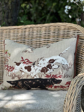 Load image into Gallery viewer, Schumacher Pointer Hounds Tan Cushion

