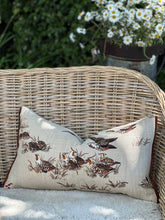 Load image into Gallery viewer, Schumacher Pointer Birds Tan Cushion
