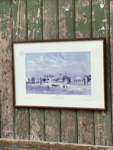 'Vue Du Temple Protestant' Framed Print #2