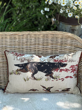 Load image into Gallery viewer, Schumacher Pointer Hounds Tan Cushion
