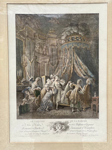 'La Couche De La Mariee' Framed Print #2