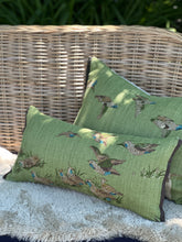 Load image into Gallery viewer, Schumacher Pointer Birds Meadow Cushion
