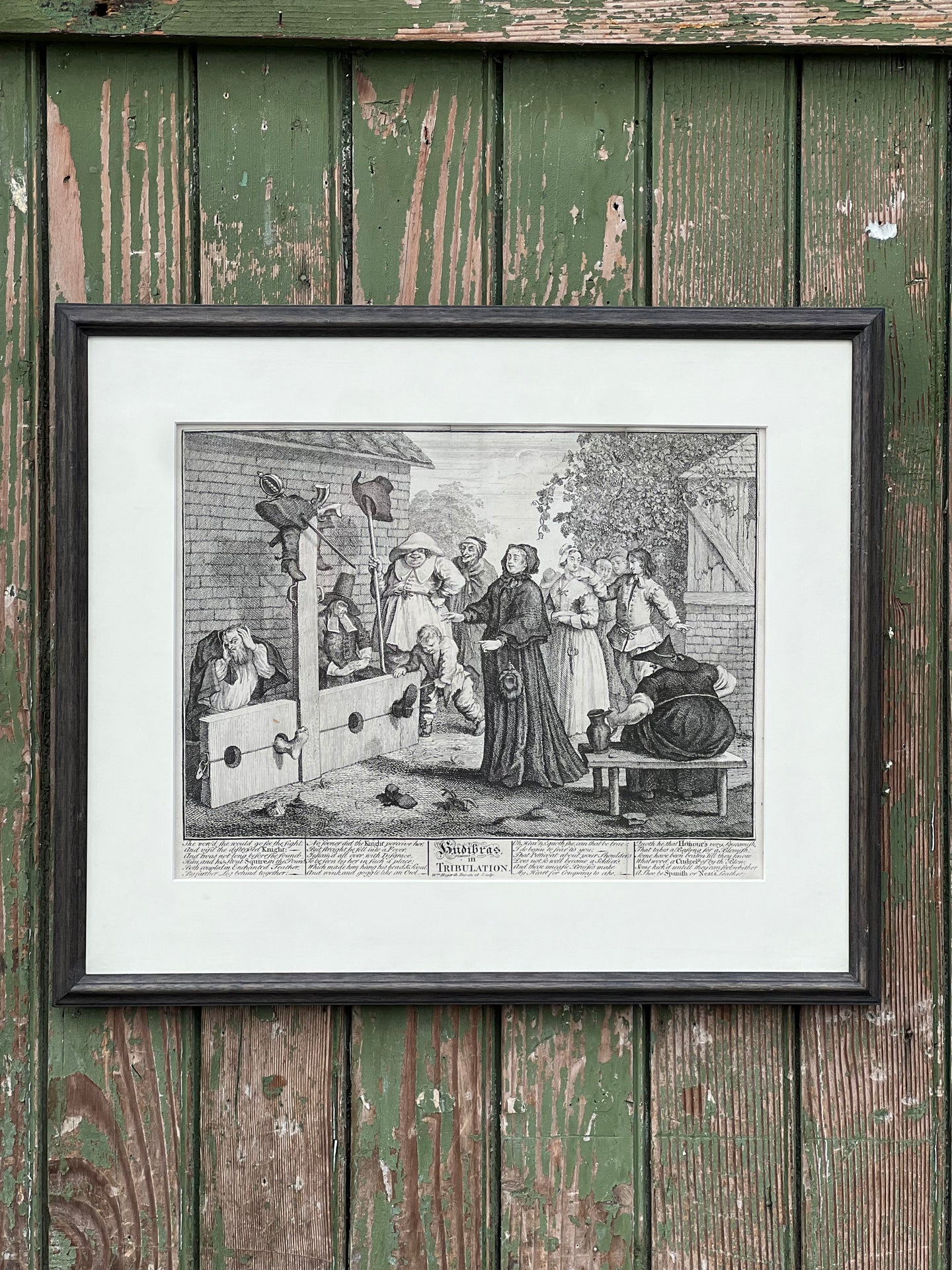 'Hudibras' 19th Century Etching Framed Print