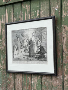 'Hudibras' 19th Century Etching Framed Print