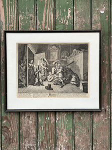 'Hudibras' 19th Century Etching Framed Print #1