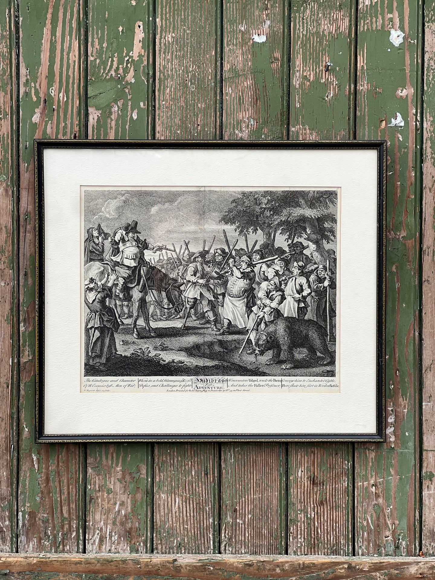 'Hudibras' 19th Century Etching Framed Print #4