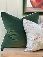 Load image into Gallery viewer, Moss Lux Velvet Euro Cushion
