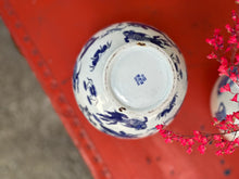 Load image into Gallery viewer, Chinoiserie Dragon Porcelain Vase

