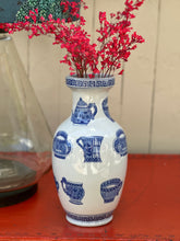 Load image into Gallery viewer, Chinoiserie Antiquities Porcelain Vase
